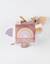 Cube d'activités popsie gigi & louli en veloudoux® Rose, écru, ocre 6 - vertbaudet enfant 