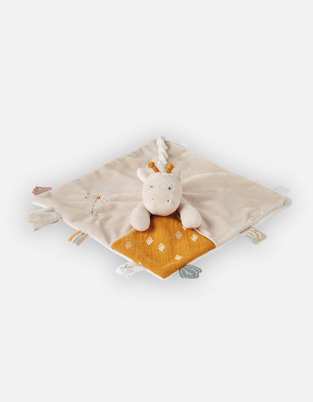Doudou tiga en veloudoux Beige, orange 4 - vertbaudet enfant 