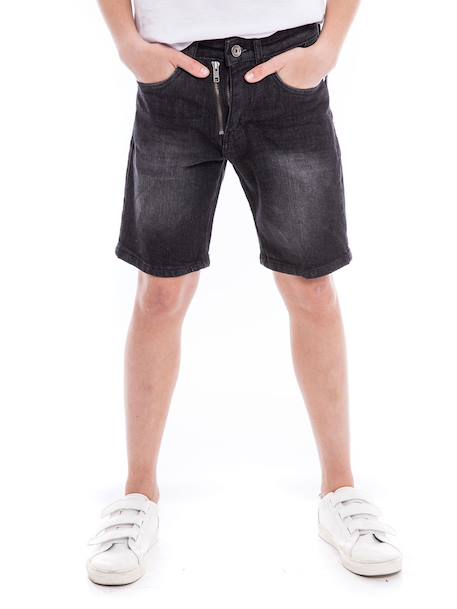 Bermuda en jean slim billing garçon Black 1 - vertbaudet enfant 