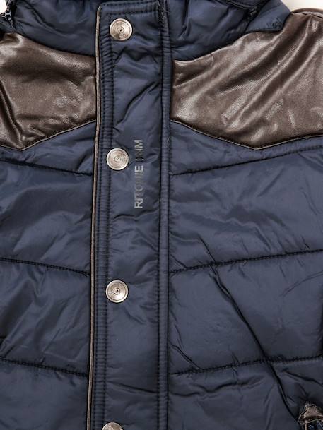 Doudoune zony garçon Black+Blue 6 - vertbaudet enfant 