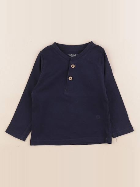 Tee-shirt - 12 mois Bleu 1 - vertbaudet enfant 