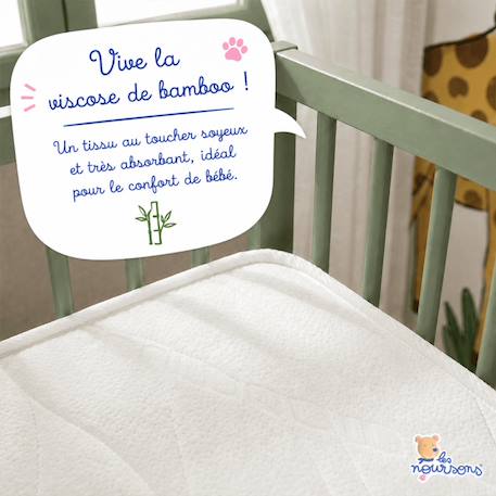 Matelas bébé bamboo White 5 - vertbaudet enfant 