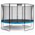 Trampoline de jardin ø 360cm + filet de sécurité - punchi 360 bleu Blue 1 - vertbaudet enfant 