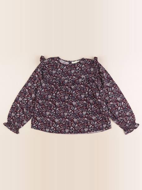 Blouse - 8 ans Rose, violet 1 - vertbaudet enfant 