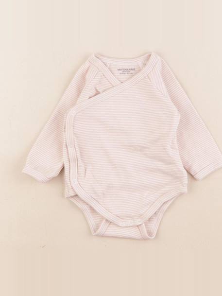 Body - 6 mois Beige, rose 1 - vertbaudet enfant 