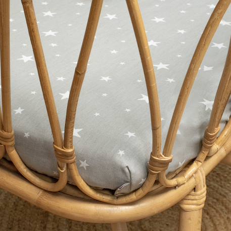 Drap housse berceau en coton stella Gris 5 - vertbaudet enfant 