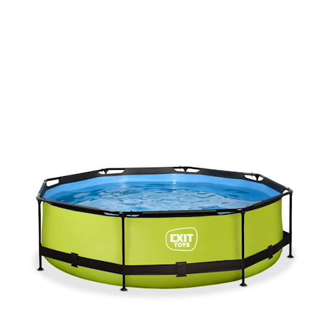 Piscine ronde ø300cm avec pompe filtrante pour jardin Vert 1 - vertbaudet enfant 