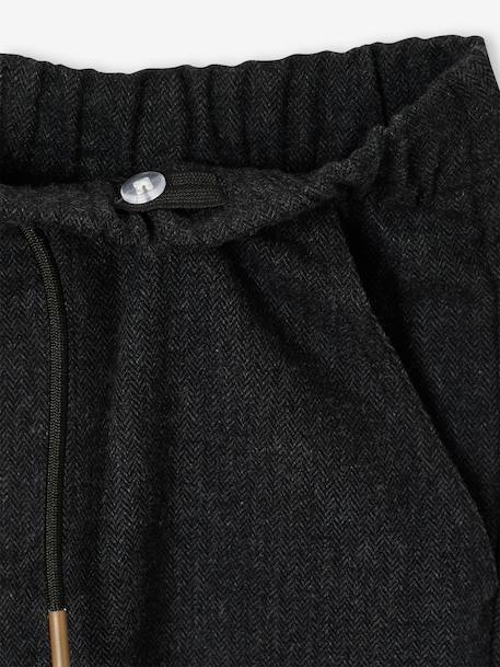 Pantalon droit garçon anthracite 4 - vertbaudet enfant 