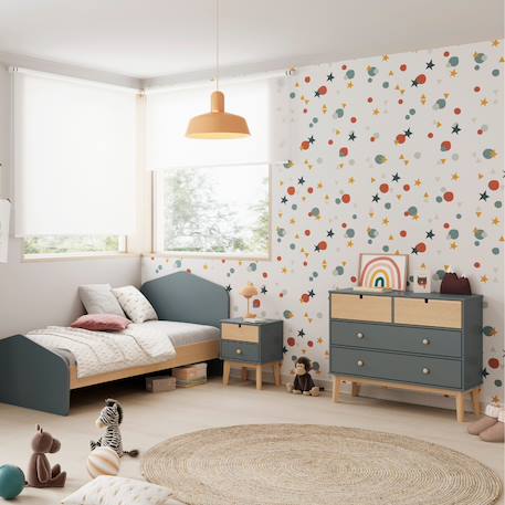 Commode 4 tiroirs gain de place - gamme léonie Green 1 - vertbaudet enfant 