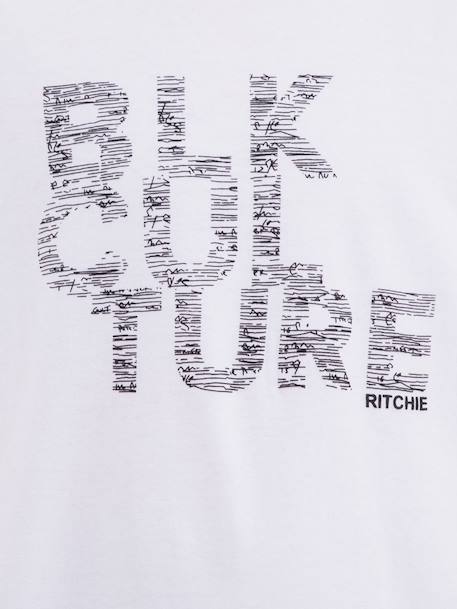 T-shirt col rond nomade garçon Black+White 7 - vertbaudet enfant 