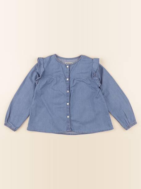 Blouse - 5 ans Bleu 1 - vertbaudet enfant 