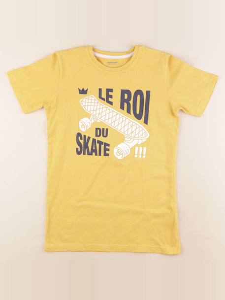 Tee-shirt - 12 ans Jaune 1 - vertbaudet enfant 
