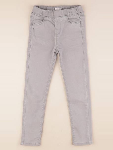 Jegging - 7 ans Gris 1 - vertbaudet enfant 