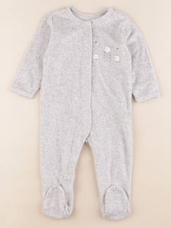 Seconde main-Fille-Pyjama, surpyjama, dors-bien-Pyjama velours - 6 mois
