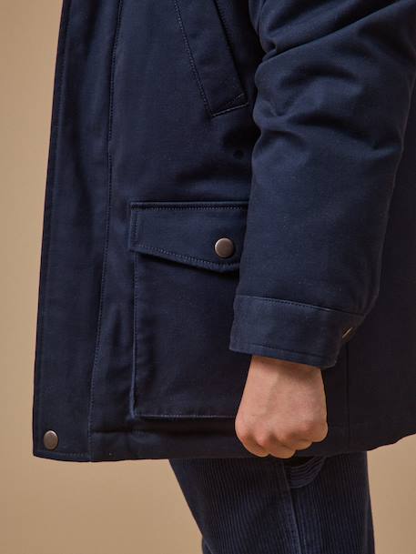 Parka 3 en 1 garçon Marine+Moka 3 - vertbaudet enfant 
