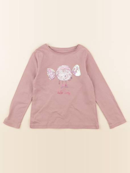 Tee-shirt - 5 ans Rose 1 - vertbaudet enfant 