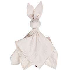 Doudou lapin  en gaze de coton jeanne  - vertbaudet enfant