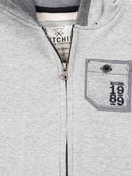 Sweat zippe wafaa garçon Grey 2 - vertbaudet enfant 