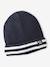 Ensemble garçon bonnet, snood et gants bleu nuit+gris chiné 2 - vertbaudet enfant 