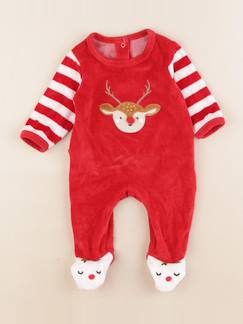 Seconde main-Garçon-Pyjama, surpyjama, dors-bien-Pyjama velours - 1 mois