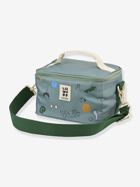 Sac isotherme bleu grisé+rose nude 1 - vertbaudet enfant 