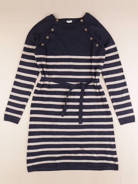 Robe grossesse - 38 à 40 Blanc, bleu 1 - vertbaudet enfant 
