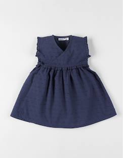 -Robe portefeuille mousseline de coton