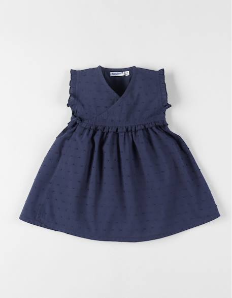 Robe portefeuille mousseline de coton Blue 1 - vertbaudet enfant 