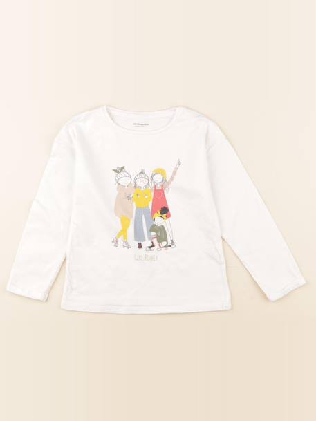 Tee-shirt - 5 ans Beige 1 - vertbaudet enfant 