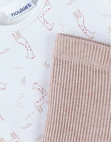 Lot t-shirt + legging jersey White 6 - vertbaudet enfant 
