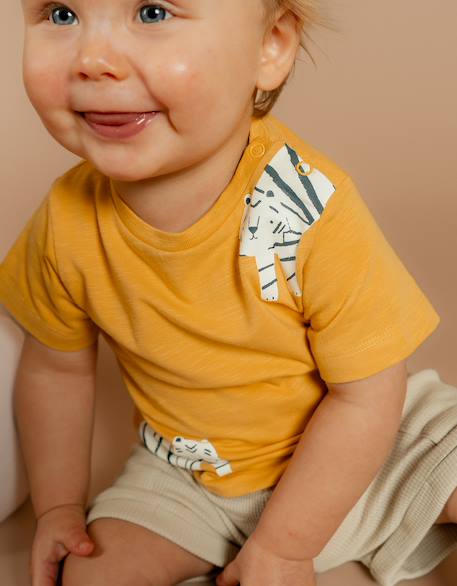 T-shirt coton Yellow 3 - vertbaudet enfant 
