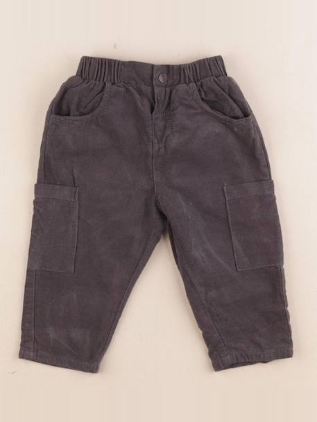 Pantalon - 12 mois Gris 1 - vertbaudet enfant 