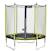 Trampoline jardin ø 250?cm + filet de sécurité - jumpi 250 - noir/vert Green 1 - vertbaudet enfant 