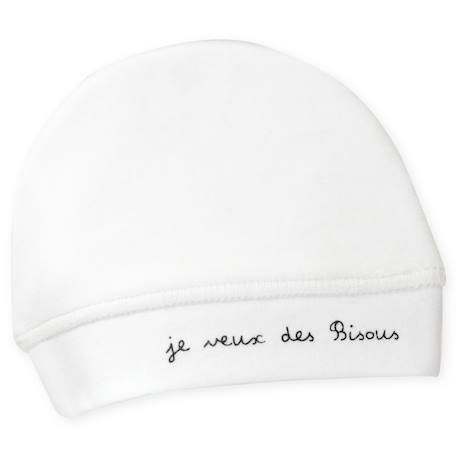 Bonnet naissance Blanco 1 - vertbaudet enfant 