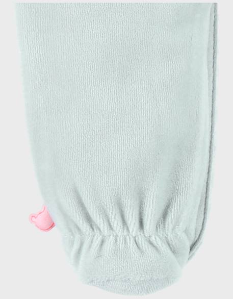 Pyjama bébé en velours avec broderie escargot Green 6 - vertbaudet enfant 