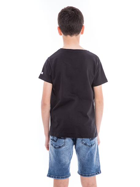 T-shirt pur coton organique nampty garçon Black+Blue+Grey+White 2 - vertbaudet enfant 