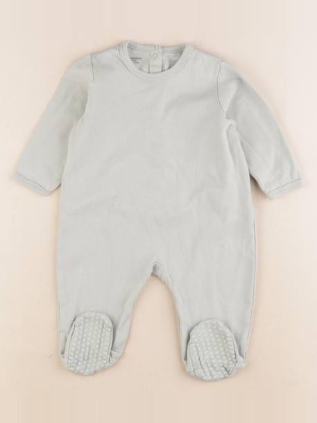 Pyjama coton - 12 mois Vert 1 - vertbaudet enfant 