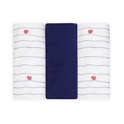 -Lot de 3 langes
