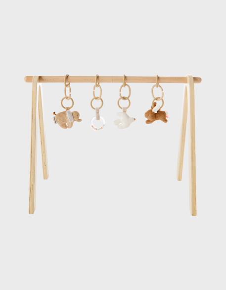 Set d'activités pour arche d'éveil Ecru, blanc, marron 2 - vertbaudet enfant 