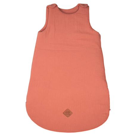 Gigoteuse sans manches en gaze de coton jeanne Beige+Blanc+Blanc à pois or+Bleu+Camel+Écru+Gris+Terracotta+Vert de gris+Vieux rose 23 - vertbaudet enfant 