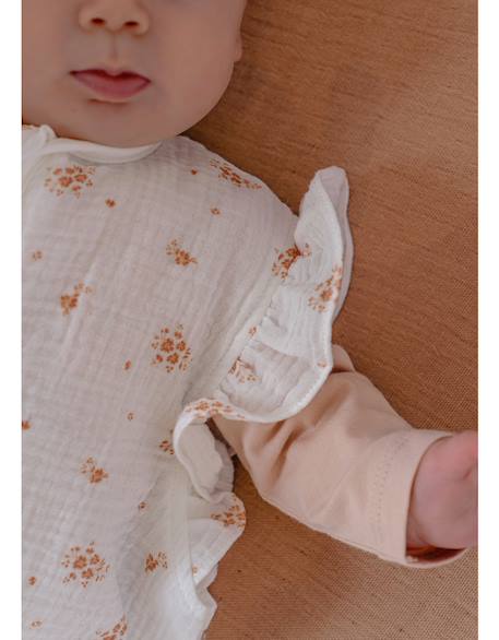 Gigoteuse en mousseline de coton bio Blanc+Blanc, rose 8 - vertbaudet enfant 