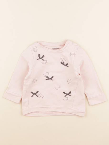 Sweat - 12 mois Rose 1 - vertbaudet enfant 