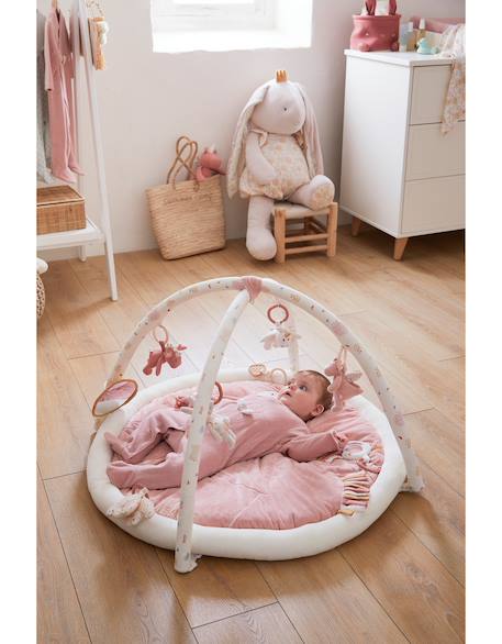 Tapis d'éveil veloudoux lina & joy Rose, blanc 6 - vertbaudet enfant 