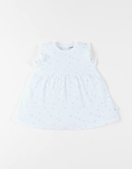 Robe jersey froissé White 6 - vertbaudet enfant 