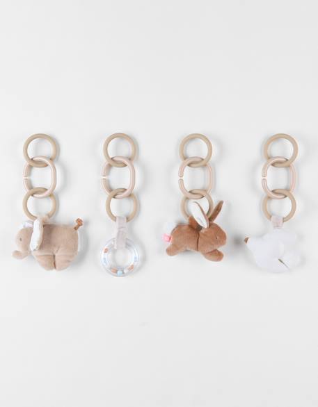 Set d'activités pour arche d'éveil Ecru, blanc, marron 1 - vertbaudet enfant 
