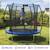 Trampoline rond ø 180cm avec filet de sécurité intérieur - fpr 180 Blue 2 - vertbaudet enfant 
