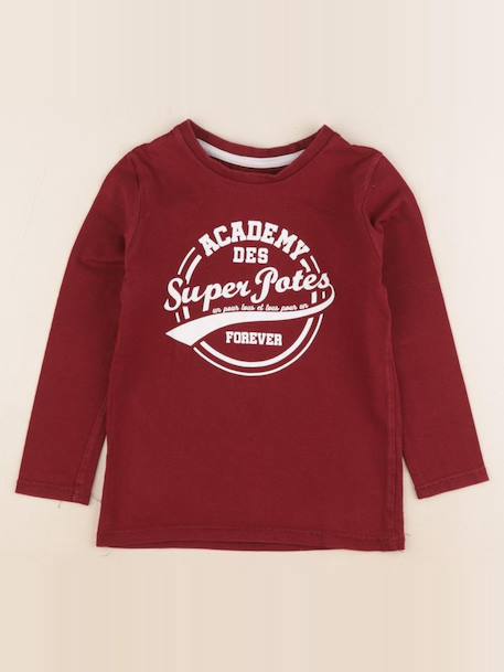 Tee-shirt - 5 ans Rouge 1 - vertbaudet enfant 
