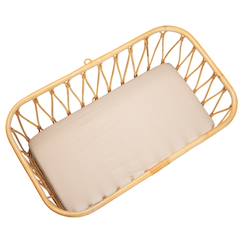 Drap housse berceau en gaze de coton à carreaux  - vertbaudet enfant