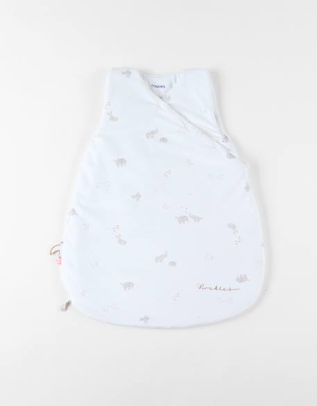Gigoteuse veloudoux® - bali & moka Blanc, marron 1 - vertbaudet enfant 
