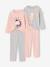 Lot de 2 pyjamas fille rose poudré 1 - vertbaudet enfant 
